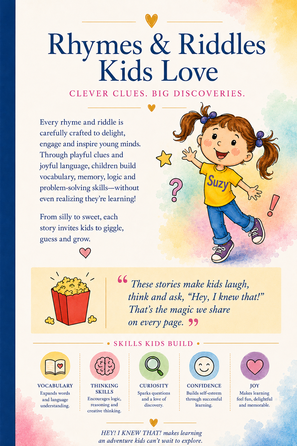 Hardcover Storybook With Whimsical Art